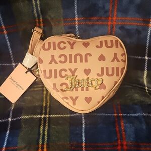 Juicy Couture Heart-Shaped Pink Mini Bag